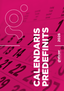 PORTADA CATÀLEG CALENDARIS PREDEFINITS WEB CAT CALENDARIS PREDEFINITS