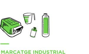 ICONA marcatge industrial serigrafia cilíndrica tampografia impressió digital làser ICONA marcatge industrial