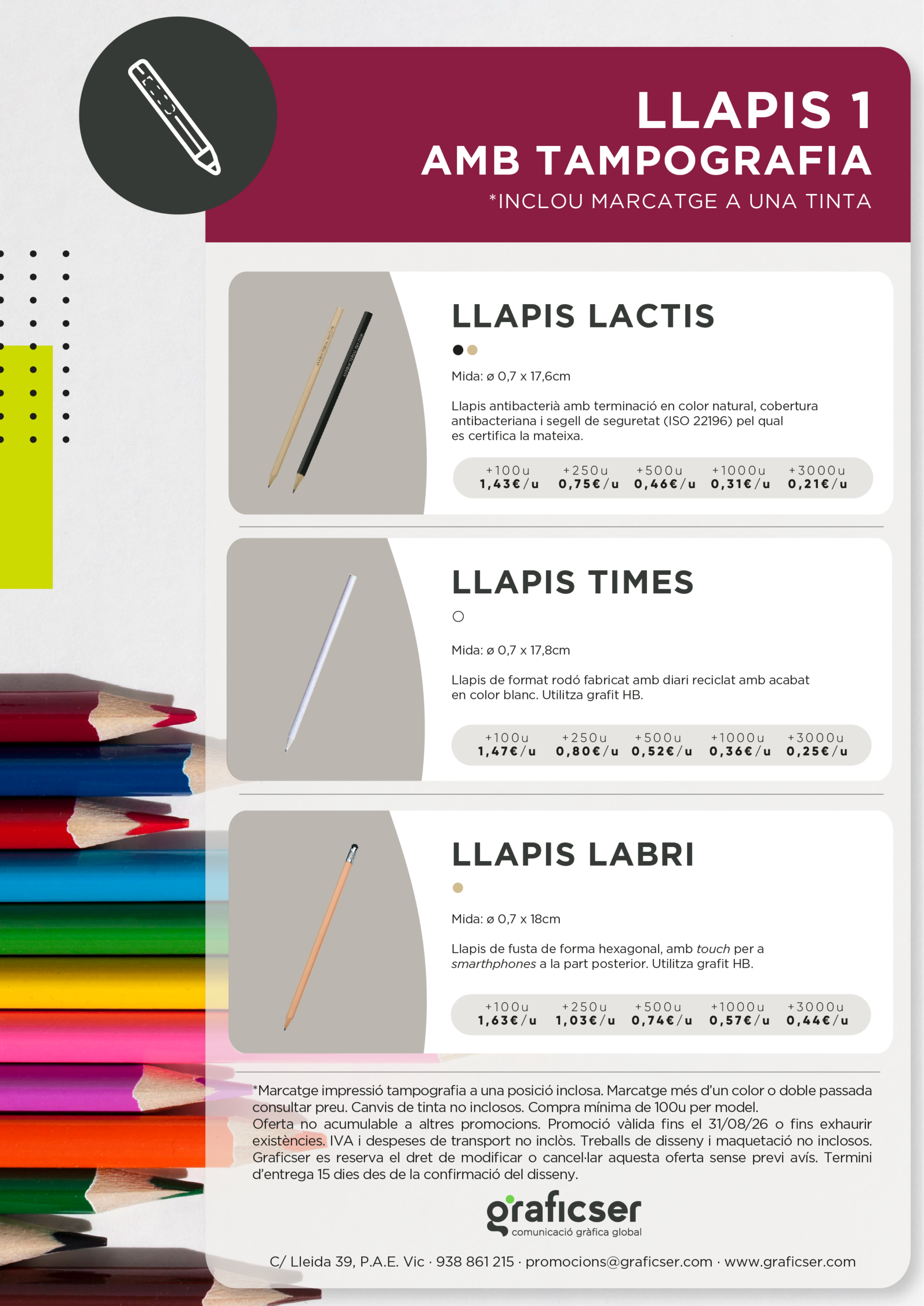 260310 PROMOCIÓ LLAPIS TAMPO 1
