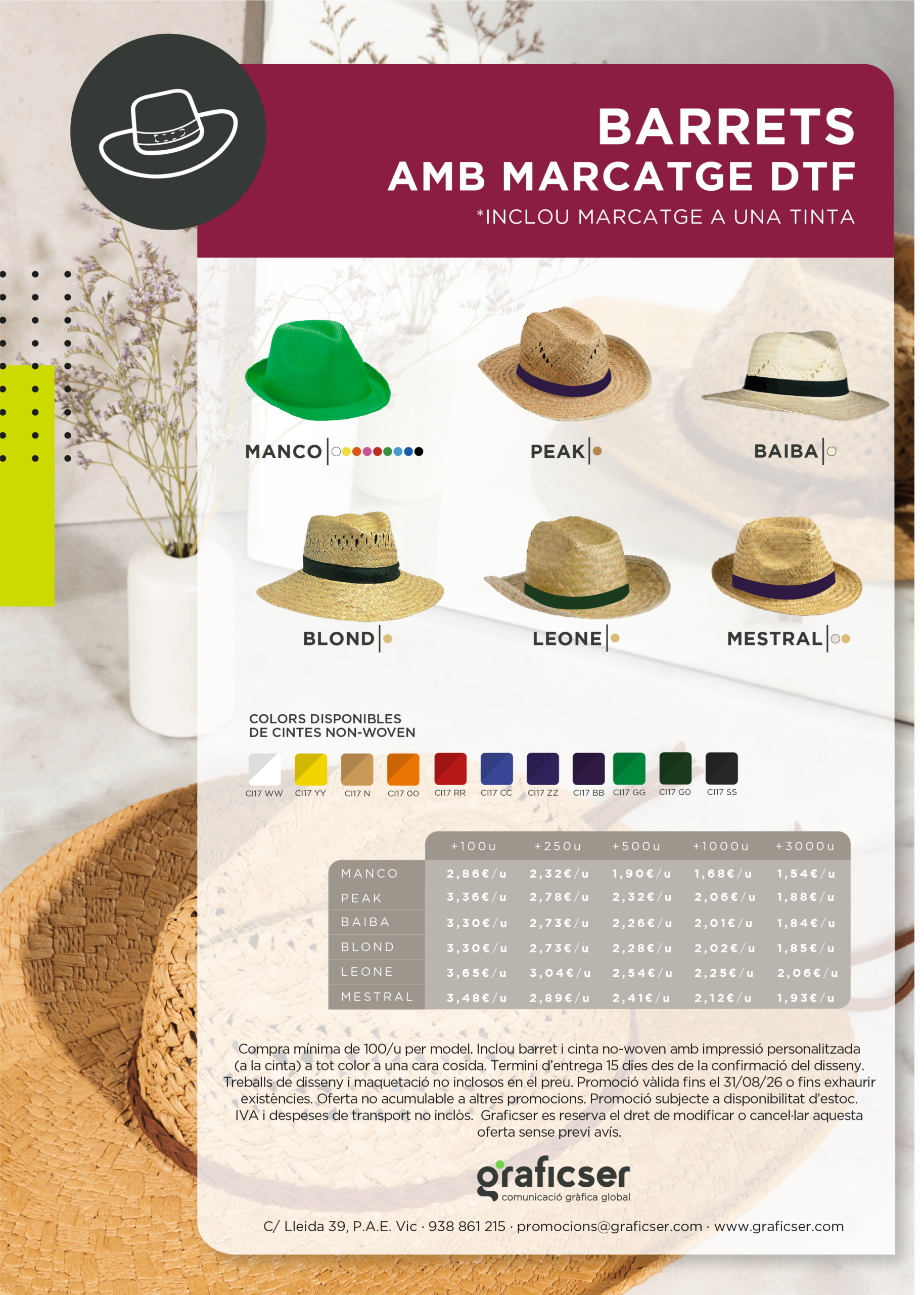 260317 PROMOCIÓ BARRETS + CINTA DTF