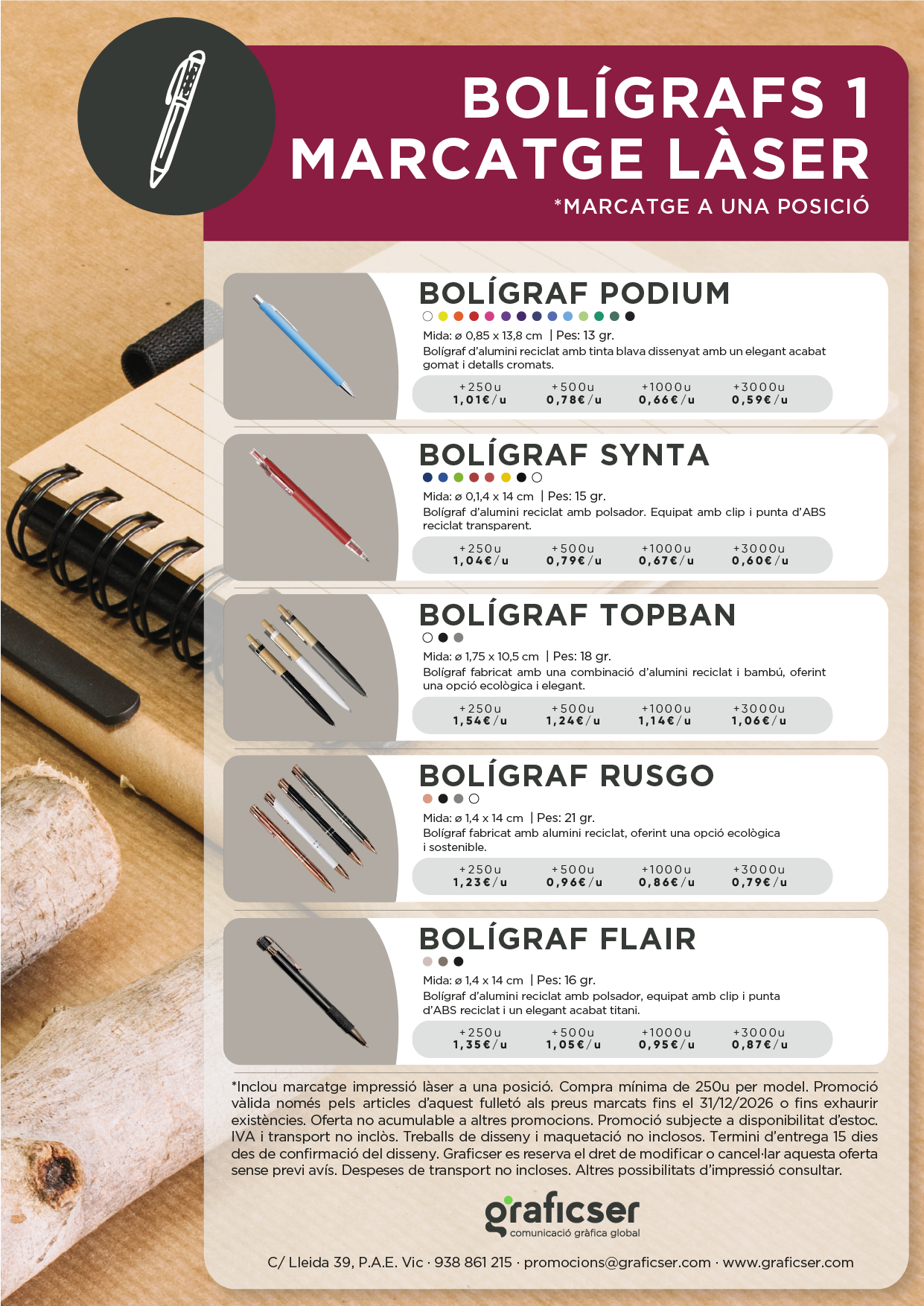 260917 PROMOCIÓ BOLÍGRAFS LÀSER 1