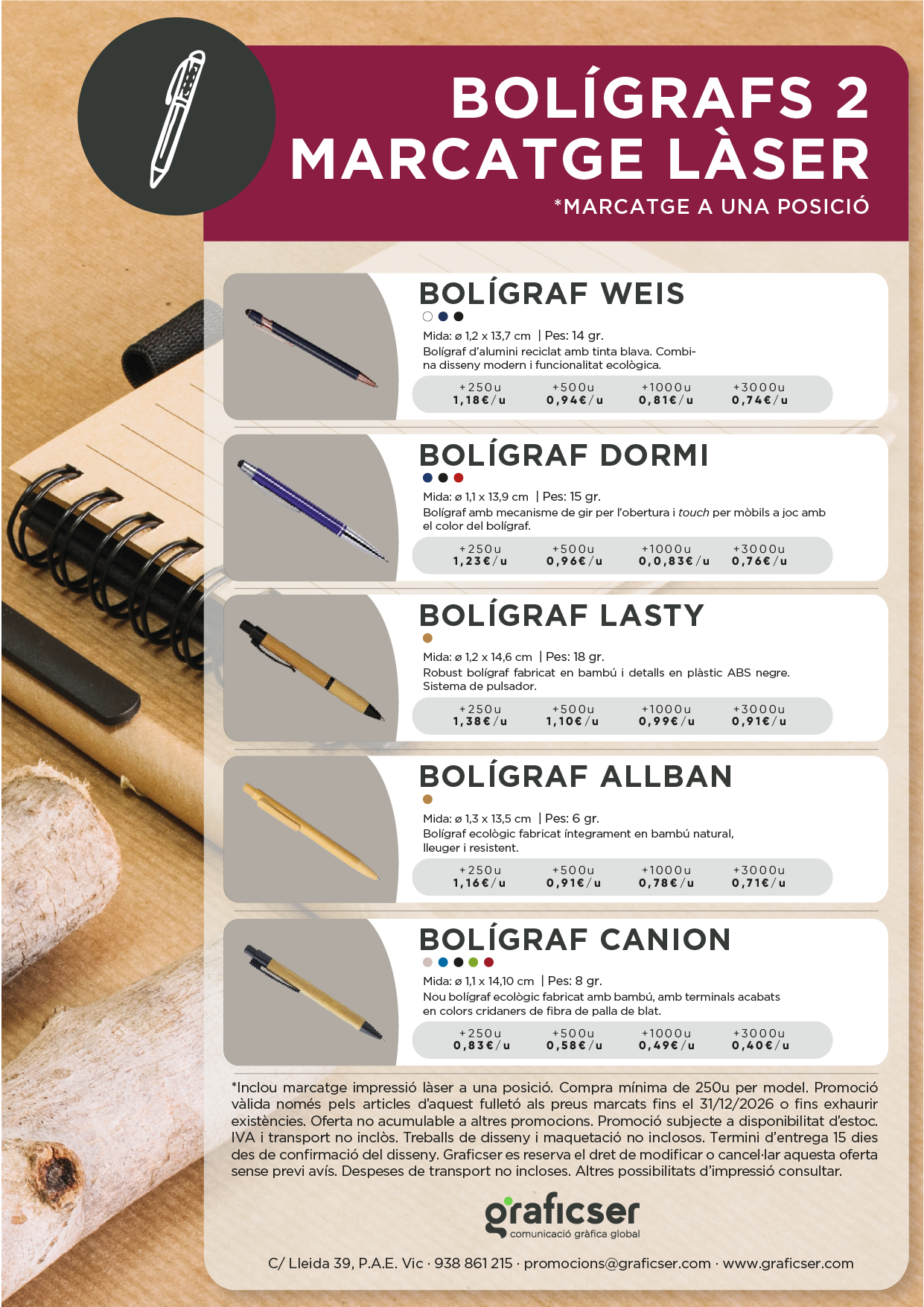 260917 PROMOCIÓ BOLÍGRAFS LÀSER 2