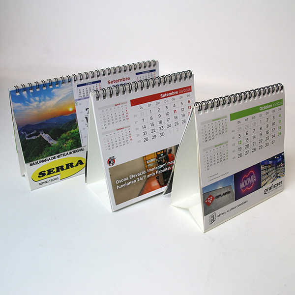 CALENDARIS ESPIRAL WIRE O CALENDARIS ESPIRAL WIRE O
